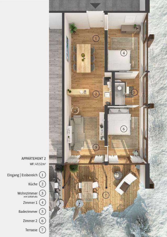 Emma'S Appartements Герлос Экстерьер фото